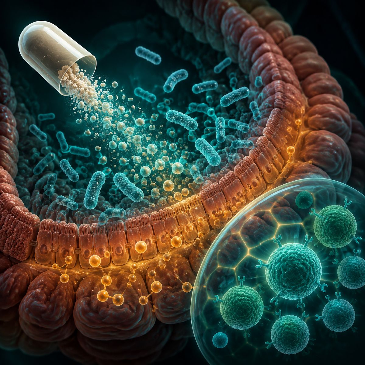 吃下“便便胶囊”能减轻花生过敏？新研究：肠菌的胆汁酸代谢物是关键 封面