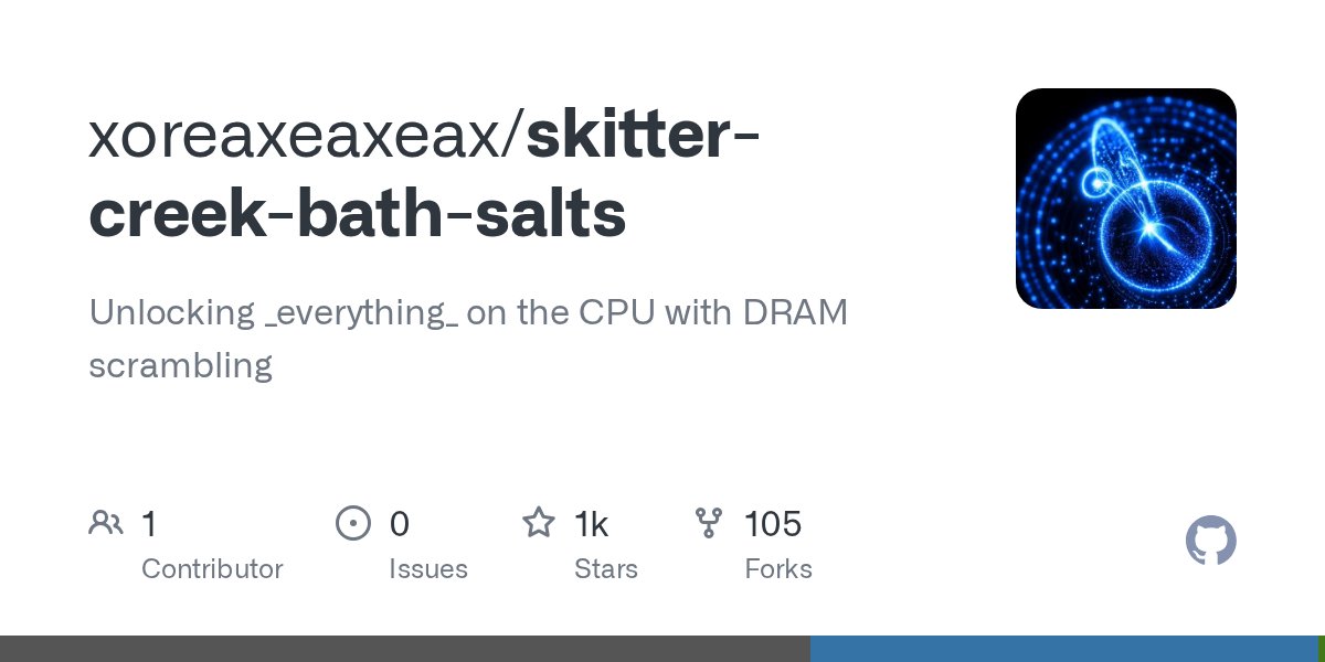 Spaghettifying DRAM：一条 XOR 指令解锁 CPU 上的一切 封面