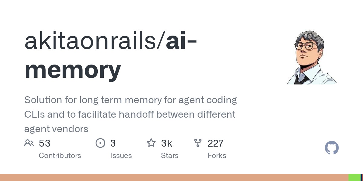 ai-memory 开源解读：Rust 单二进制给编码 Agent 装上跨 CLI 持久记忆 封面
