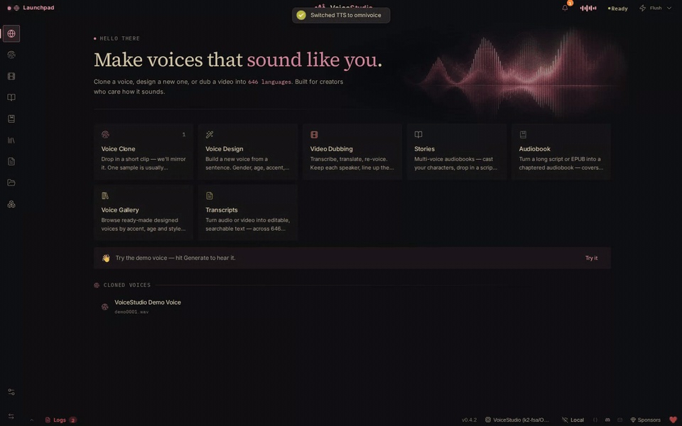 VoiceStudio 技术解读：16 个 TTS 引擎装进一个本地语音工作室 封面