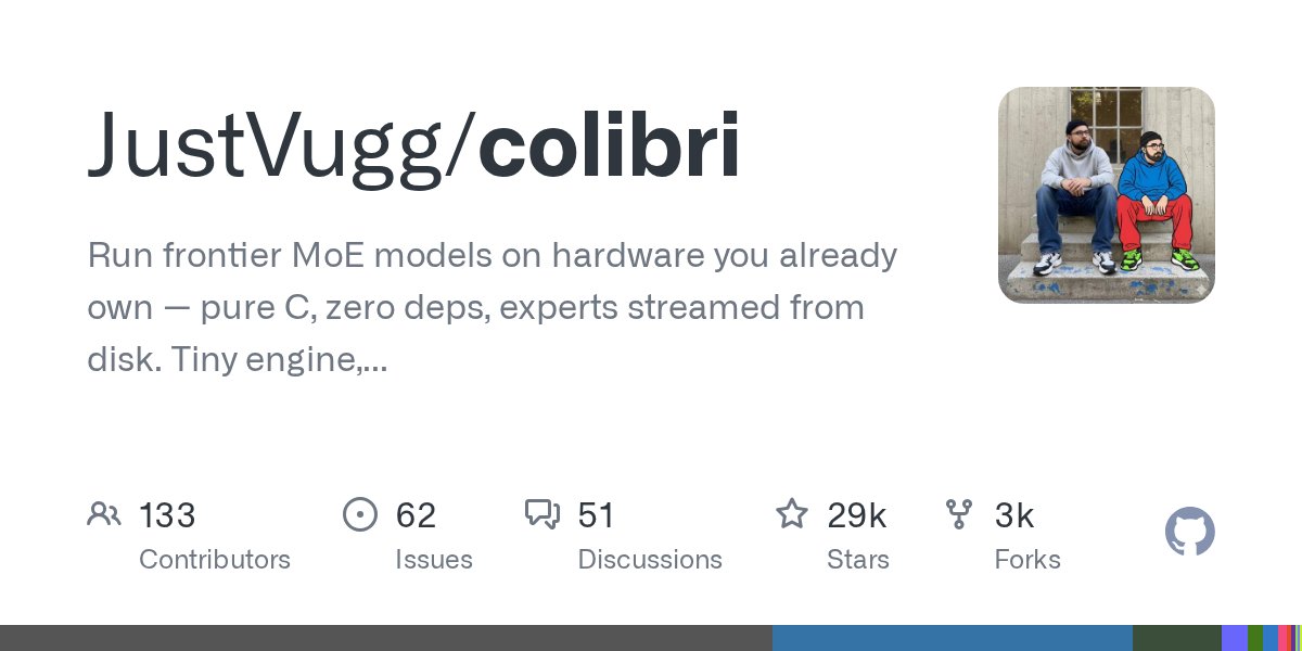 colibri 技术解读：一块普通 NVMe 如何喂饱一个 744B 模型 封面