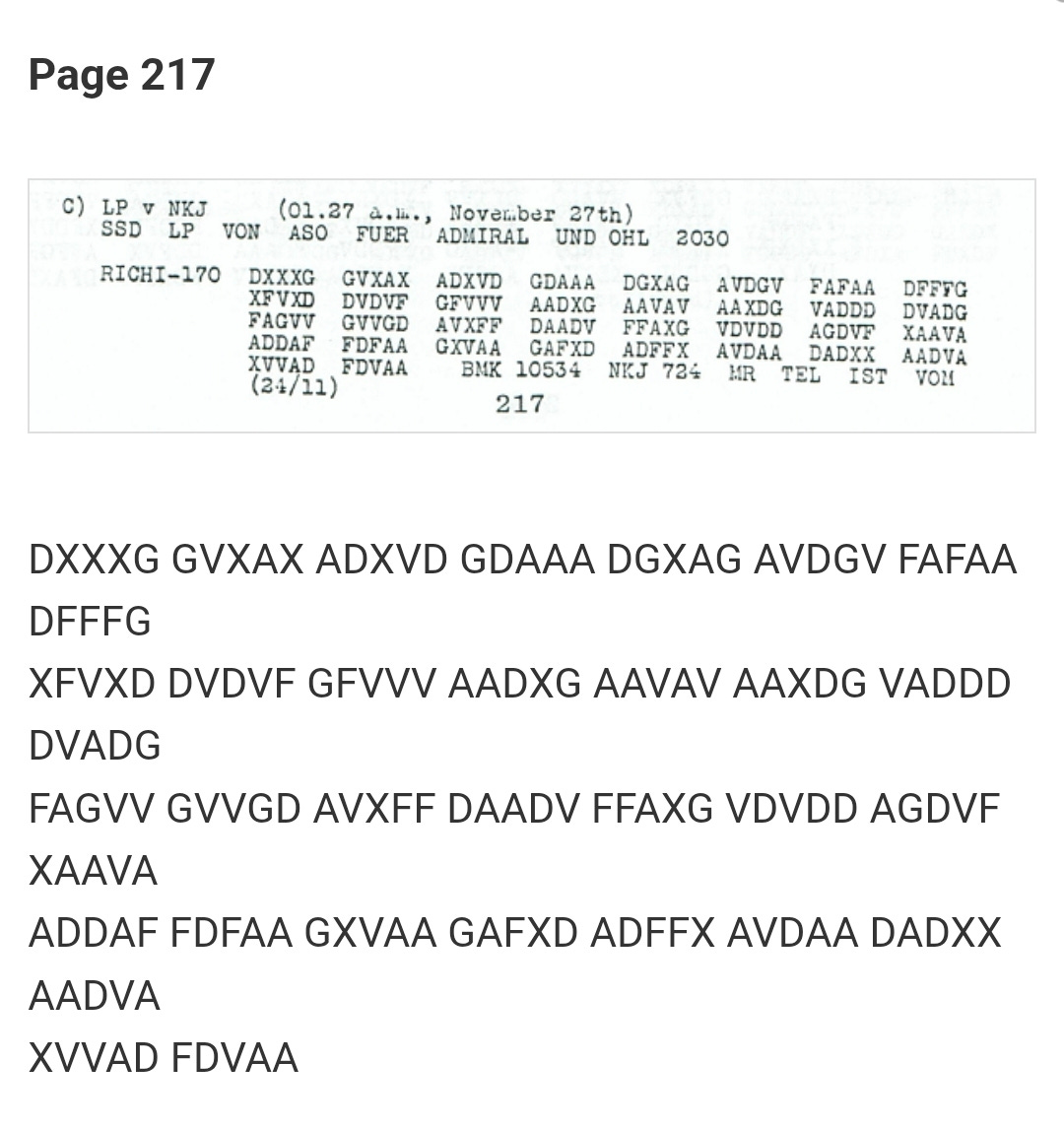 GPT-6 Astra 解开一份 107 年前的德军密电：ADFGVX 密码与第 217 页 封面