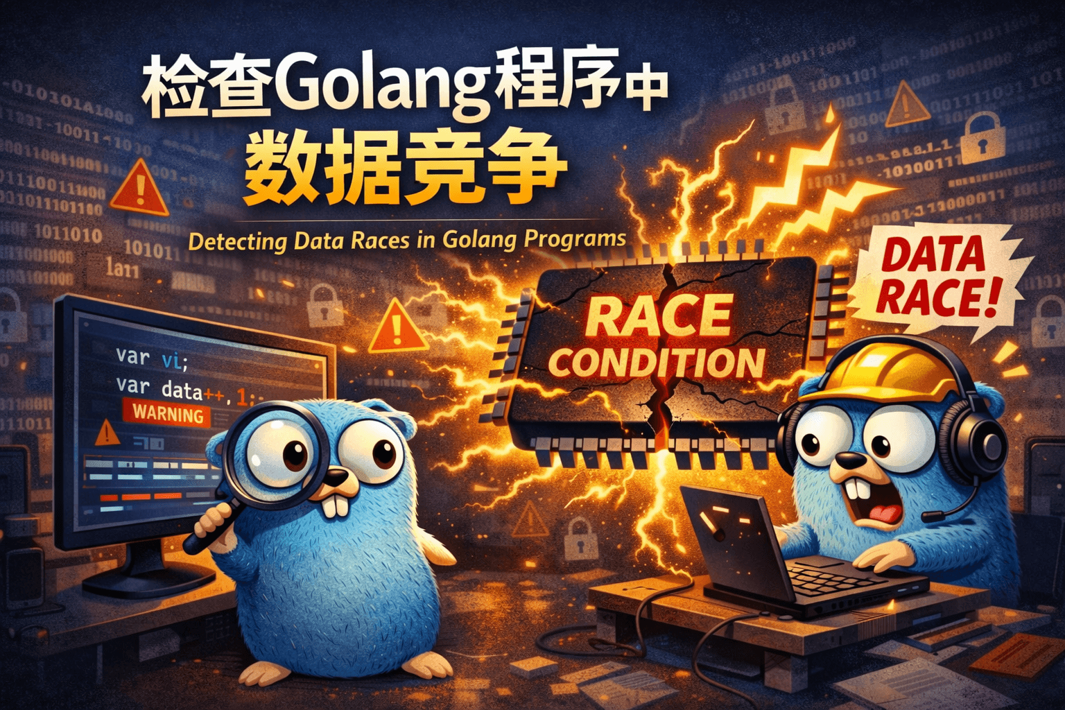 检查Golang程序中的数据竞争 封面